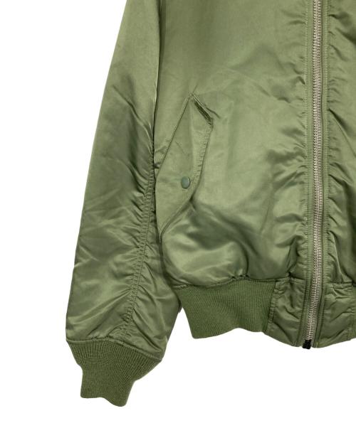 ALPHA（アルファ）ALPHA (アルファ) MA-1タイトフライトジャケット カーキ サイズ:SIZE Mの古着・服飾アイテム
