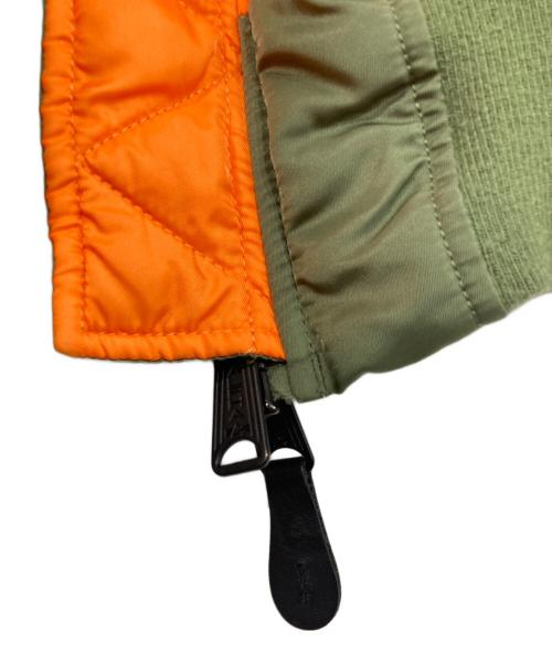 ALPHA（アルファ）ALPHA (アルファ) MA-1タイトフライトジャケット カーキ サイズ:SIZE Mの古着・服飾アイテム