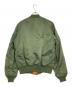 ALPHA (アルファ) MA-1タイトフライトジャケット カーキ サイズ:SIZE M：6000円
