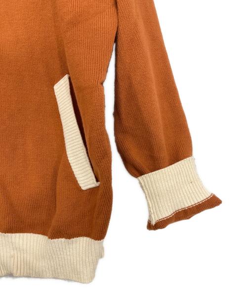 KARL HELMUT（カールヘルム）KARL HELMUT (カールヘルム) ニットジャケット ブラウン サイズ:表記無しの古着・服飾アイテム