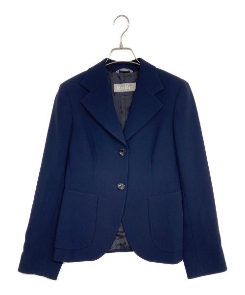 MaxMara（マックスマーラ）MaxMara (マックスマーラ) テーラードジャケット ネイビー サイズ:SIZE 36の古着・服飾アイテム