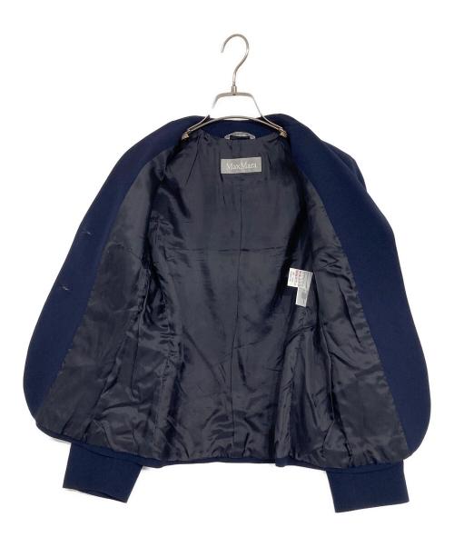 MaxMara（マックスマーラ）MaxMara (マックスマーラ) テーラードジャケット ネイビー サイズ:SIZE 36の古着・服飾アイテム