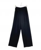 AEWEN MATOPHイウエン マトフ）の古着「ハイウエストパンツ」｜ブラック