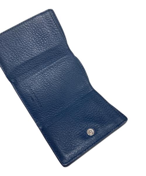 BALENCIAGA（バレンシアガ）BALENCIAGA (バレンシアガ) ペーパーミニウォレット ネイビーの古着・服飾アイテム