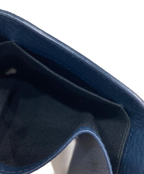 BALENCIAGA（バレンシアガ）BALENCIAGA (バレンシアガ) ペーパーミニウォレット ネイビーの古着・服飾アイテム