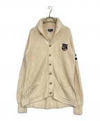 POLO RALPH LAURENポロ・ラルフローレン）の古着「カシミヤ混ショールカラーカーディガン」｜アイボリー