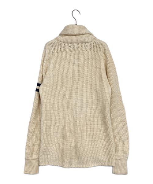 POLO RALPH LAUREN（ポロ・ラルフローレン）POLO RALPH LAUREN (ポロ・ラルフローレン) カシミヤ混ショールカラーカーディガン アイボリー サイズ:SIZE 170の古着・服飾アイテム