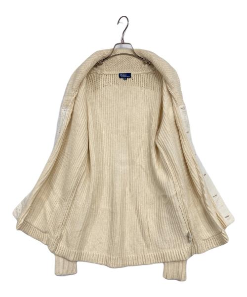 POLO RALPH LAUREN（ポロ・ラルフローレン）POLO RALPH LAUREN (ポロ・ラルフローレン) カシミヤ混ショールカラーカーディガン アイボリー サイズ:SIZE 170の古着・服飾アイテム