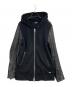DIESEL（ディーゼル）の古着「アームレザージップパーカー」｜ブラック