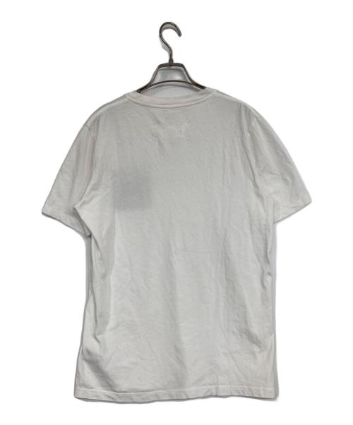 Maison Margiela（メゾンマルジェラ）Maison Margiela (メゾンマルジェラ) ステレオタイプ ロゴTシャツ ホワイト サイズ:46の古着・服飾アイテム