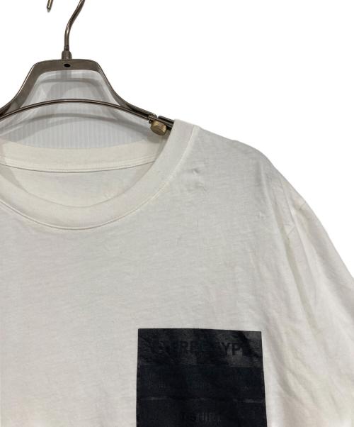Maison Margiela（メゾンマルジェラ）Maison Margiela (メゾンマルジェラ) ステレオタイプ ロゴTシャツ ホワイト サイズ:46の古着・服飾アイテム
