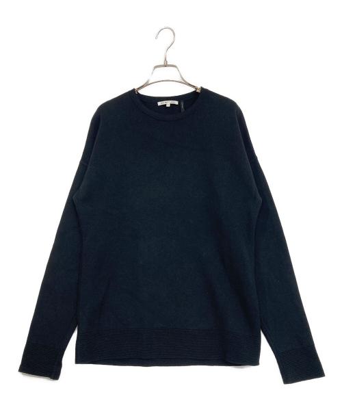 HELMUT LANG（ヘルムートラング）HELMUT LANG (ヘルムートラング) カシミヤ混クルーネックニット ブラック サイズ:SIZE XSの古着・服飾アイテム