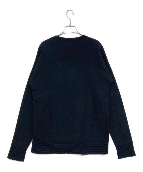 HELMUT LANG（ヘルムートラング）HELMUT LANG (ヘルムートラング) カシミヤ混クルーネックニット ブラック サイズ:SIZE XSの古着・服飾アイテム