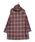 mizuiro-ind (ミズイロインド) チェックカーディガン グレー×レッド サイズ:-：5000円