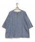 45R (フォーティファイブ・アール) ギマダンガリー刺繍デニムブラウス インディゴ サイズ:3：10000円