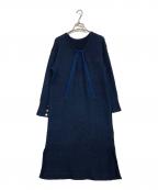45Rフォーティファイブ・アール）の古着「レースアップニットワンピース」｜ネイビー