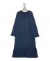 45R (フォーティファイブ・アール) レースアップニットワンピース ネイビー：10000円