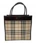 BURBERRY（バーバリー）の古着「ノヴァチェックハンドバッグ」｜ベージュ