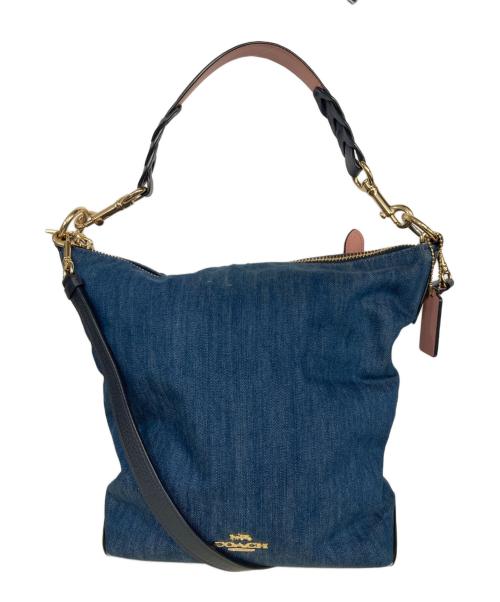 COACH（コーチ）COACH (コーチ) 2WAYデニムショルダーバッグ インディゴの古着・服飾アイテム