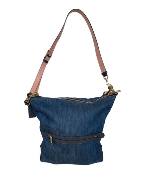 COACH（コーチ）COACH (コーチ) 2WAYデニムショルダーバッグ インディゴの古着・服飾アイテム