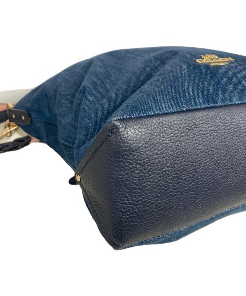COACH（コーチ）COACH (コーチ) 2WAYデニムショルダーバッグ インディゴの古着・服飾アイテム