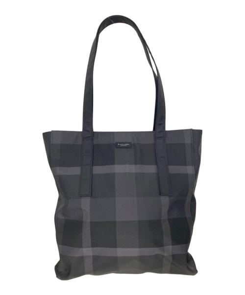 BLACK LABEL CRESTBRIDGE（ブラックレーベル クレストブリッジ）BLACK LABEL CRESTBRIDGE (ブラックレーベル クレストブリッジ) ナイロントートバッグ ブラックの古着・服飾アイテム