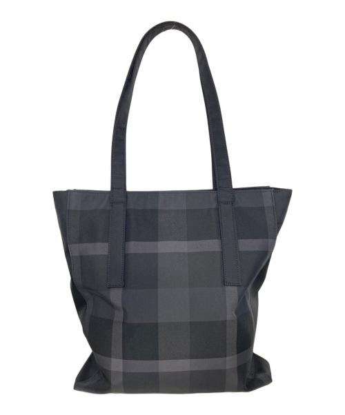 BLACK LABEL CRESTBRIDGE（ブラックレーベル クレストブリッジ）BLACK LABEL CRESTBRIDGE (ブラックレーベル クレストブリッジ) ナイロントートバッグ ブラックの古着・服飾アイテム