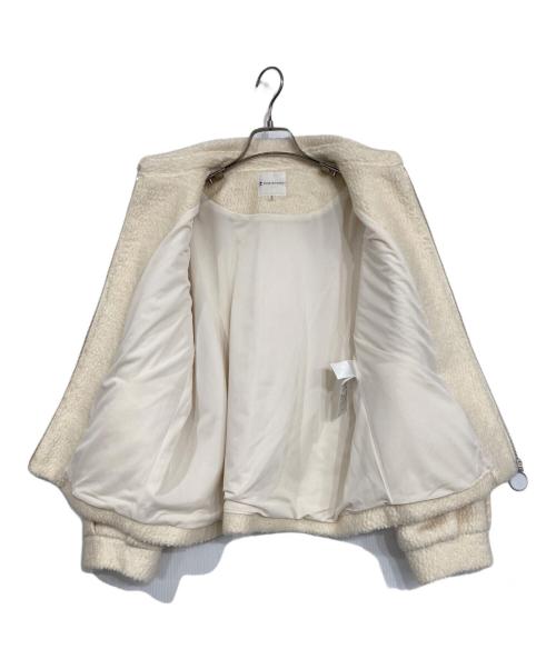 KUMIKYOKU（クミキョク）KUMIKYOKU (クミキョク) ループヤーンジャージー ジャケット ベージュ サイズ:2の古着・服飾アイテム