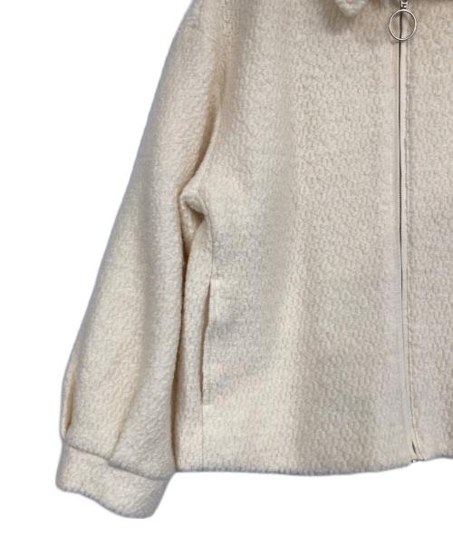 KUMIKYOKU（クミキョク）KUMIKYOKU (クミキョク) ループヤーンジャージー ジャケット ベージュ サイズ:2の古着・服飾アイテム