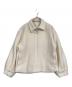 KUMIKYOKU（クミキョク）の古着「ループヤーンジャージー ジャケット」｜ベージュ