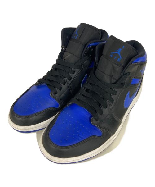 NIKE（ナイキ）NIKE (ナイキ) AIR JORDAN 1 MID ブラック×ブルー サイズ:US9.5の古着・服飾アイテム
