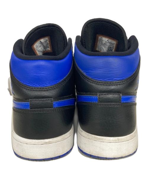 NIKE（ナイキ）NIKE (ナイキ) AIR JORDAN 1 MID ブラック×ブルー サイズ:US9.5の古着・服飾アイテム