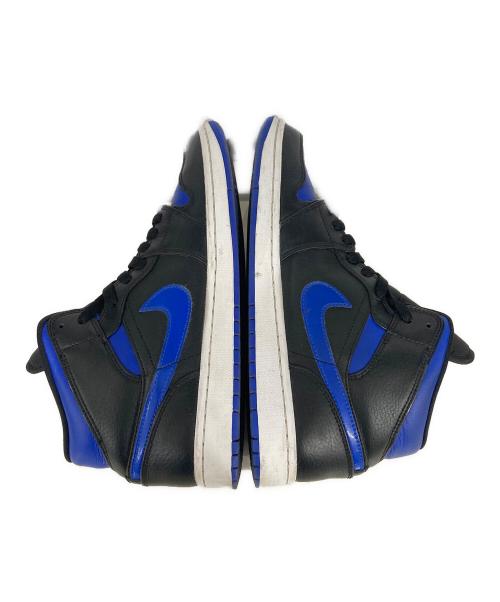 NIKE（ナイキ）NIKE (ナイキ) AIR JORDAN 1 MID ブラック×ブルー サイズ:US9.5の古着・服飾アイテム