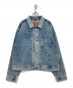 LEVI'S×BEAMSリーバイス×ビームス）の古着「SUPER WIDE トラッカージャケット」｜インディゴ