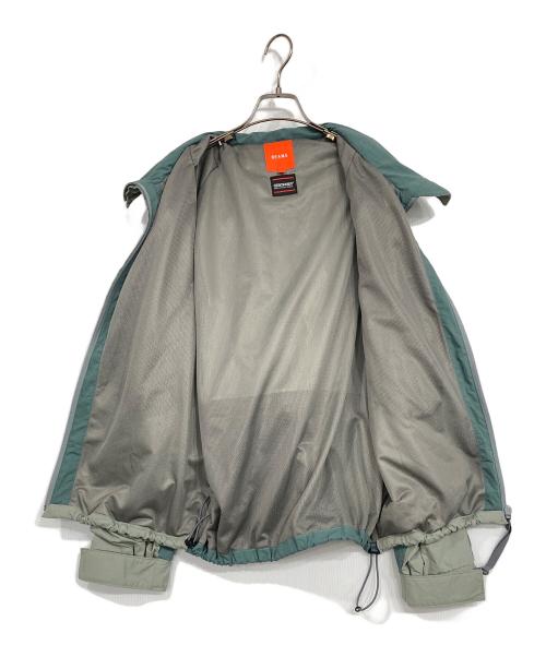 BEAMS（ビームス）BEAMS (ビームス) 2トーン ナイロン テック ジャケット カーキ サイズ:Sの古着・服飾アイテム