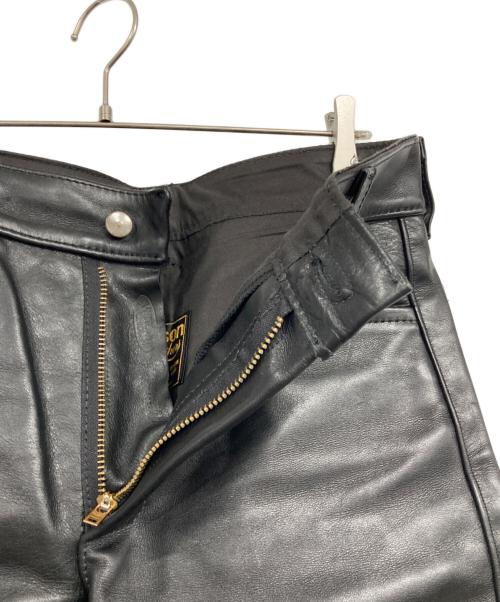 VANSON（バンソン）VANSON (バンソン) レザーパンツ ブラック サイズ:31の古着・服飾アイテム