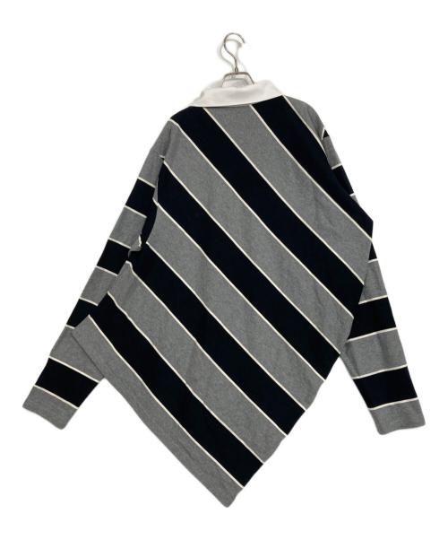 CHARLES JEFFREY LOVERBOY（チャールズ ジェフリー ラバーボーイ）CHARLES JEFFREY LOVERBOY (チャールズ ジェフリー ラバーボーイ) アシンメトリーラガーシャツ グレー×ブラック サイズ:Mの古着・服飾アイテム