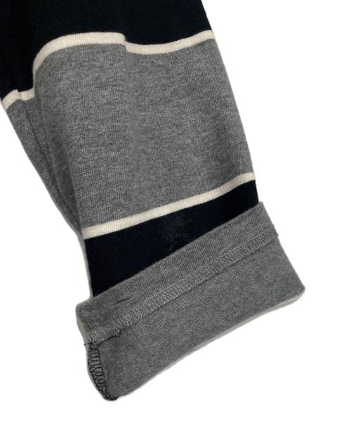 CHARLES JEFFREY LOVERBOY（チャールズ ジェフリー ラバーボーイ）CHARLES JEFFREY LOVERBOY (チャールズ ジェフリー ラバーボーイ) アシンメトリーラガーシャツ グレー×ブラック サイズ:Mの古着・服飾アイテム