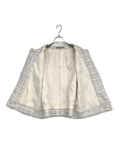 theory luxe（セオリーリュクス）theory luxe (セオリーリュクス) Charlotte Tweed Maty/ツイードベスト グレー サイズ:38の古着・服飾アイテム