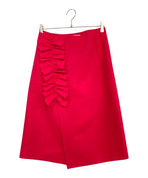 MSGM（エムエスジーエム）MSGM (エムエスジーエム) フリルデザインスカート ピンク サイズ:42の古着・服飾アイテム