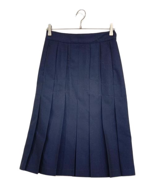 beautiful people（ビューティフルピープル）beautiful people (ビューティフルピープル) タックプリーツスカート ネイビー サイズ:38の古着・服飾アイテム