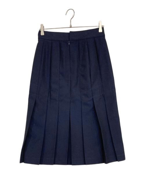 beautiful people（ビューティフルピープル）beautiful people (ビューティフルピープル) タックプリーツスカート ネイビー サイズ:38の古着・服飾アイテム