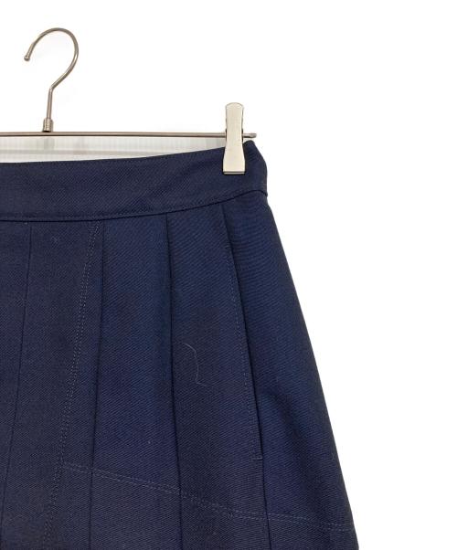 beautiful people（ビューティフルピープル）beautiful people (ビューティフルピープル) タックプリーツスカート ネイビー サイズ:38の古着・服飾アイテム