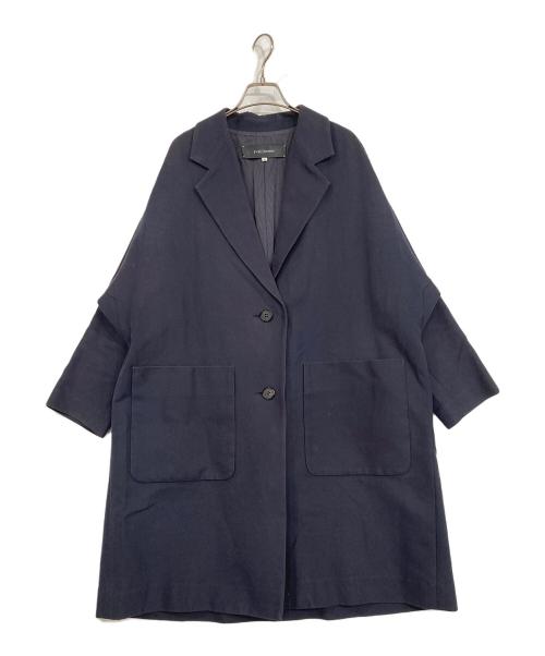 J&M DAVIDSON（ジェイ＆エム デヴィッドソン）J&M DAVIDSON (ジェイ＆エム デヴィッドソン) チェスターコート ネイビー サイズ:6の古着・服飾アイテム