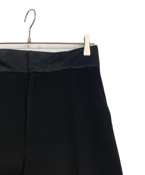 L'UNE（リュンヌ）L'UNE (リュンヌ) サイドラインパンツ ブラック サイズ:36の古着・服飾アイテム