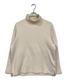 nestrobe confect（ネストローブ コンフェクト）の古着「クウォーターゲージタートルネックプルオーバー」｜ベージュ