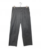 nestrobe confectネストローブ コンフェクト）の古着「コットンパナマ ワークトラウザーズ」｜グレー