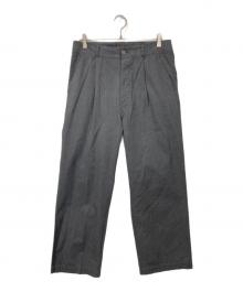 nestrobe confect（ネストローブ コンフェクト）の古着「コットンパナマ ワークトラウザーズ」｜グレー