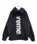 SUPREME (シュプリーム) Satin Applique Hooded Sweatshirt ブラック サイズ:LARGE：19000円
