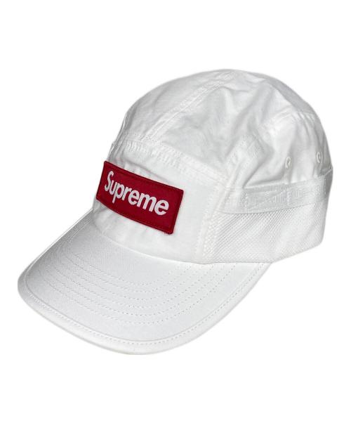 SUPREME（シュプリーム）SUPREME (シュプリーム) Mesh Pocket Camp Cap ホワイトの古着・服飾アイテム